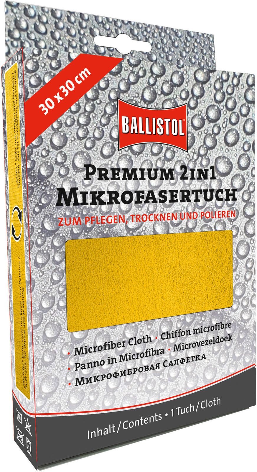 BALLISTOL Premium 2in1 Mikrofasertuch 30 cm x 30 cm BALLISTOL Premium 2in1 Mikrofasertuch 30 cm x 30 cm
